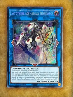 Yugioh Sky Striker Ace - Azalea Temperance BLTR-EN044 Secret Rare 1st Ed NM - Image 1