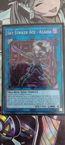 Yugioh Sky Striker Ace - Azalea BLMR-EN052 Secret Rare 1st Ed NM - Image 1