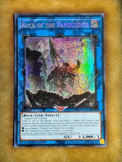 Yugioh Rock of The Vanquisher MP24-EN141 Secret Rare 1st Ed NM - Image 1