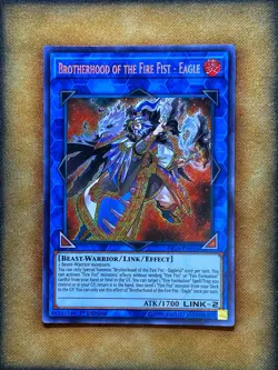Yugioh Brotherhood Of The Fire Fist - Eagle FIGA-EN016 Secret Rare 1st Ed NM - Image 1