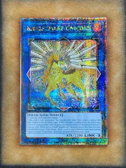 Yugioh Knightmare Unicorn RA01-EN043 Quarter Century Secret Rare 1st Ed NM - Image 1