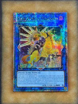 Yugioh Knightmare Unicorn RA01-EN043 Quarter Century Rare Alt Art 1st Ed NM - Image 1