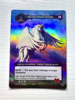 Rush Of Ikorr - 2025 Gen Con Promo Card - Pegasus, Winged Thunder - Image 1