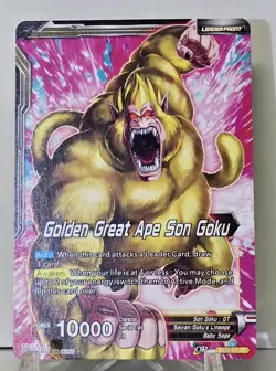 Long Odds SS4 Son Goku SD5-01 ST FOIL Dragon Ball Super Card Game NM/M - Image 2