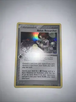 Pokemon TCG Trainer Card Holon Researcher Delta Species Holo Rare - Image 1