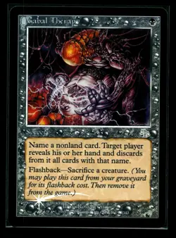 Cabal Therapy Judgment Foil Magic Card, Original Print NM- - Image 1