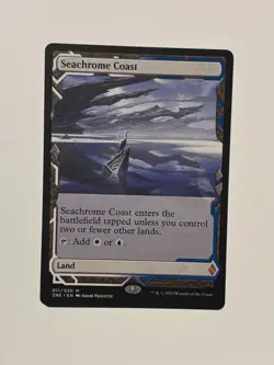 Seachrome Coast Zendikar Rising Expeditions Land Regular MTG Card - Image 1
