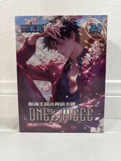 One Piece Trading Card Cherry Blossom, Luffy ￼ Box Anime CCG Yunka Box Sealed! - Image 1