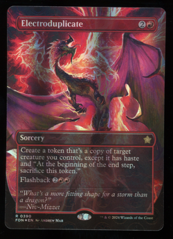 Electroduplicate - MANA FOIL - Borderless - MTG Foundations - RareCo - Image 1