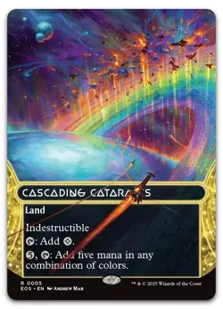 Cascading Cataracts (0005) (Borderless) #5 (NM) Edge of Eternities EOS Magic MTG - Image 1