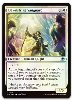 Dawnstrike Vanguard #10 (Foil) (NM) Edge of Eternities EOE Magic MTG - Image 1