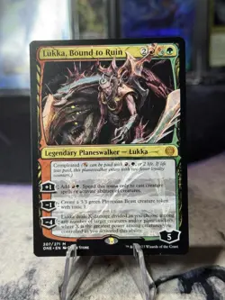 Lukka, Bound to Ruin Reg Mythic 207 Phyrexia: All Will Be One MTG - Image 1