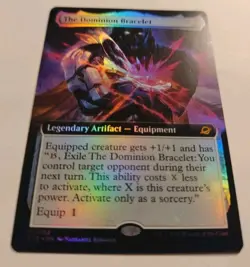 FOIL MTG Edge Of Eternities- The Dominion Bracelet 0352 (Extended Art) - Image 2