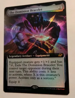 FOIL MTG Edge Of Eternities- The Dominion Bracelet 0352 (Extended Art) - Image 3