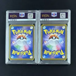 PSA 10 Misty’s Psyduck and Lapras 2-Card AR Set 071 072 SV9a Heat Wave JP GEM - Image 3