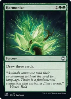 Harmonize - Light Play MTG Commander: Streets of New Capenna - Image 1