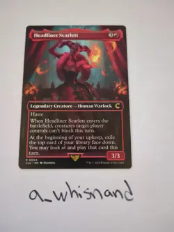 Headliner Scarlett 0004 Borderless Ravnica: Clue Edition CLU MTG Magic - Image 1