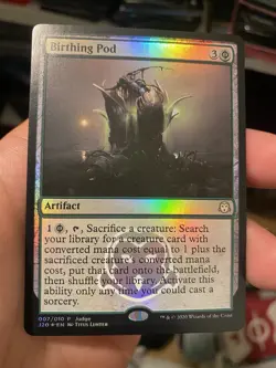 MTG Birthing Pod - Foil Judge Academy Promo, Judge Promos, Near Mint, English - Image 2