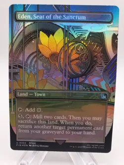 Eden, Seat of the Sanctum Borderless (NM Foil) FIN-0355 Uncommon MTG - Image 1