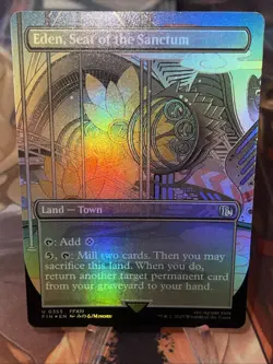 Eden, Seat of the Sanctum Borderless (NM Foil) FIN-0355 Uncommon MTG - Image 2