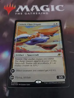 Mtg. Lumen-Class Frigate. Foil. Edge of Eternities. Pack Fresh - Image 1