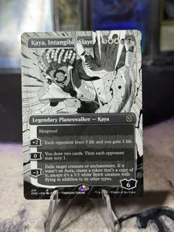 Kaya, Intangible Slayer 341 Borderless Phyrexia: All Will Be One #341 Reg R MTG - Image 1