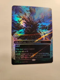 CELESTIAL COLONNADE BORDERLESS FOIL RARE MTG EDGE OF ETERNITIES R 0007 - Image 3