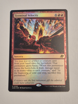 Terminal Velocity - 163 - Foil - EOE - NM - MTG Magic the Gathering - Image 1