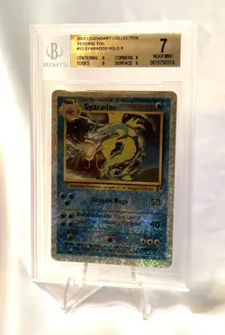 Pokemon Gyarados Reverse Holo 12/110 Legendary Collection BGS 7 - Image 1