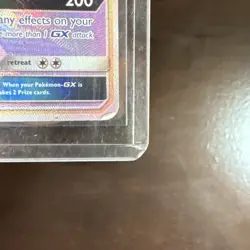 Pokemon Mewtwo GX Full Art 76/73 Shining Legends Rainbow Secret Rare - Image 3