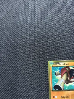 Pokemon 2012 Boundaries Crossed Shiny Terrakion 151/149 - Secret Rare NM - Image 2