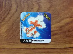 Goldeen Pokemon Staks - Johto League Champions - Panini 2002 . Free UK P&P - Image 3