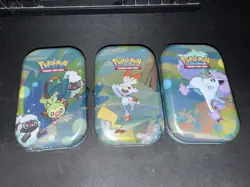 Pokemon TCG Galar Pals Mini Tins 3x 820650817076 - Image 1