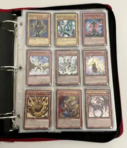 Yugioh 71 Foil/330 Card Binder Lot Dark Magician Blue-Eyes White Dragon Konami - Image 2