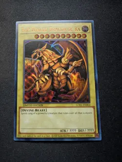 Yugioh! The Winged Dragon of Ra LC01-EN003 Ultra Rare Limited Edition NM - Image 1