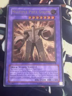 Yugioh: Multiple Piece Golem - TDGS-EN038 - Ultimate Rare - Unlimited - MP - Image 1