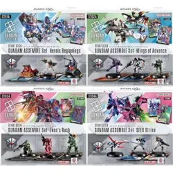 Gundam Card Game Start Deck ST01A ST02A ST03A ST04A Gundam Assemble Set Japan - Image 1