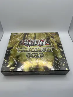 2020 YuGiOh Maximum Gold Box 4 Packs Of 7 Cards Each Per Box Factory Sealed - Image 1