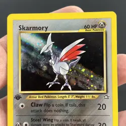 Skarmory 1st edition holo 13/111 Neo Genesis Pokemon Card TCG - Image 2