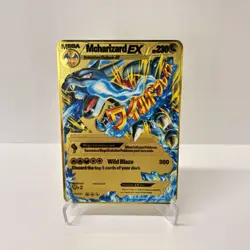 Mcharizard EX HP230 Gold Metal Pokemon Card-Collectible Gift Display！luck~ - Image 2