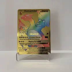 Gold Metal Charizard GX Pokemon Card-Collectible Gift Display！luck~ - Image 2
