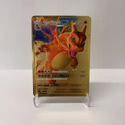 Gold Metal Charizard GX HP250 Pokemon Card-Collectible Gift Display！luck~ - Image 3