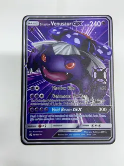 Gold Metal Shadow Venusaur Pokemon Card-Collectible Gift Display！luck~ - Image 4