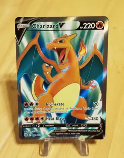 Charizard V 153/172 Brilliant Stars Full Art Holo Pokemon Card - Image 1