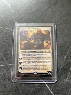 Magic: The Gathering Tezzeret Cruel Captain Mythic Card Edge Of Eternities - Image 1