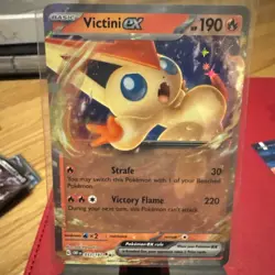 Pokemon Card Victini EX 033/197 Full Art Obsidian Flames 2023 NM-Mint - Image 1