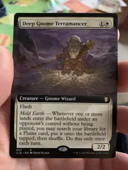 MTG Deep Gnome Terramancer (Extended Art) [Baldur's Gate] Near Mint - Image 1