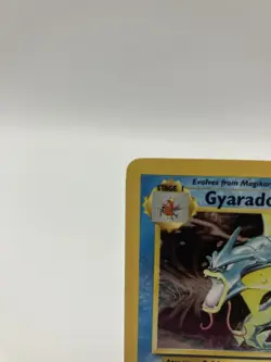 Gyarados 6/102 Holo Rare Base Set WOTC Pokemon Card TCG Vintage 1999 - Image 2