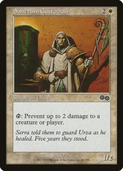 Sanctum Custodian Urza's Saga MTG - Image 1