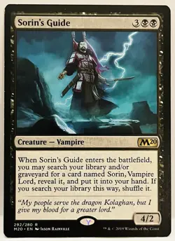 Sorin's Guide -#292-MTG-Core Set 2020-Regular-LP - Image 1
